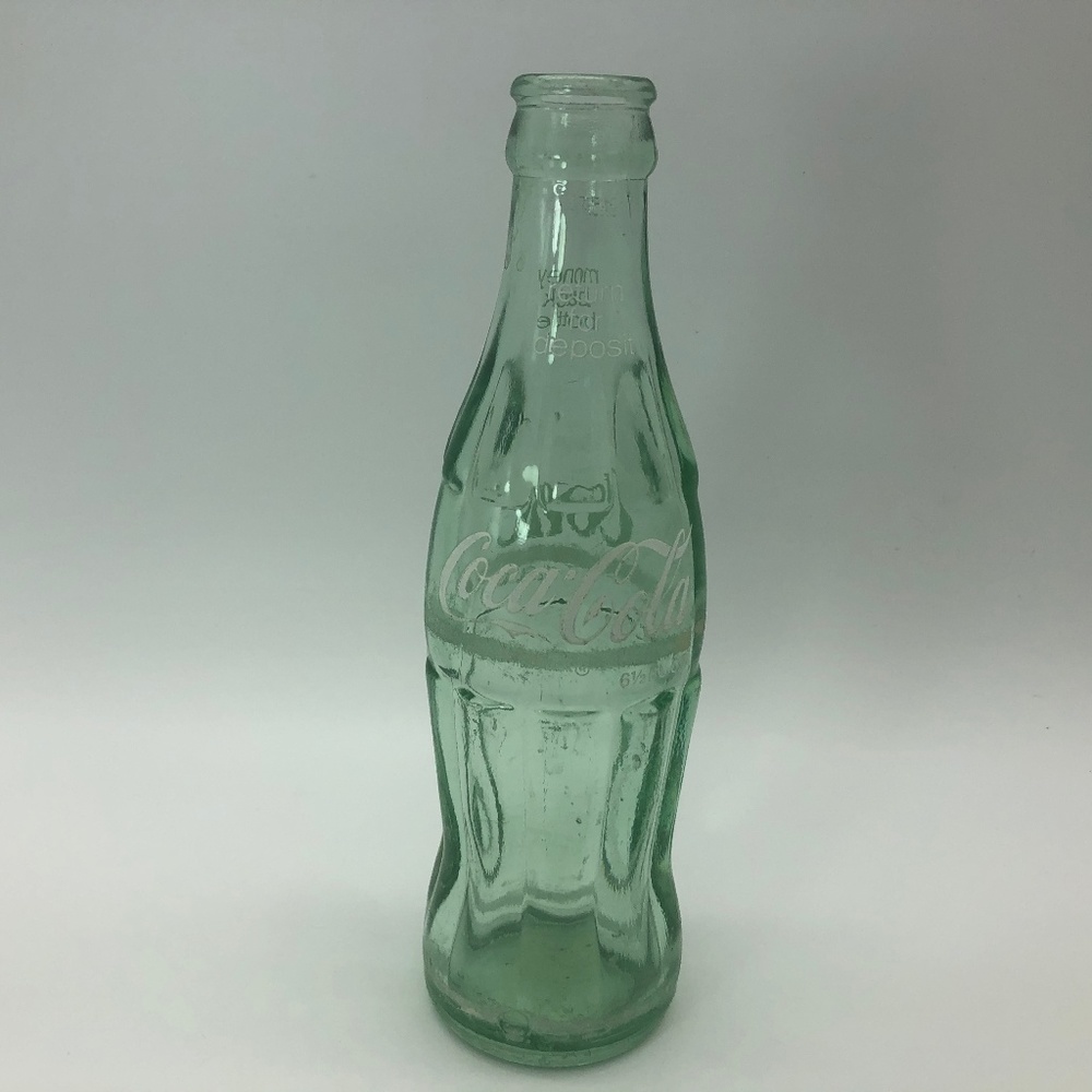 Vintage Glass Coca-Cola Coke Bottle 6-1/2 oz